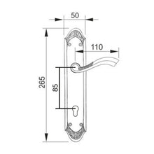 Load image into Gallery viewer, MESTRE Basic Series Solid Brass Lever Handle On Plate 1438
