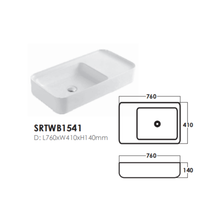 将图片加载到图库查看器，SORENTO Counter Top Basin (Ultra Thin Edge)
