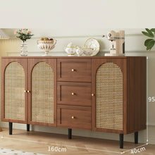 Load image into Gallery viewer, Velma French Style Rattan Door Sideboard
