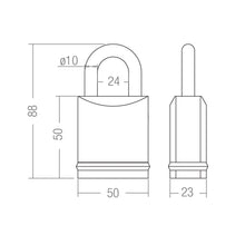 Load image into Gallery viewer, ARMOR Heavy Duty Pad Lock APL-350/501
