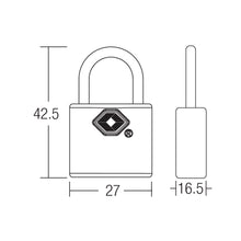 Load image into Gallery viewer, ARMOR Pad Lock APL-TSA326B-1
