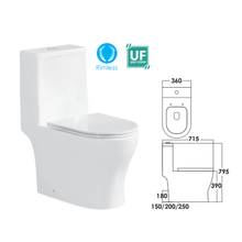 Load image into Gallery viewer, SORENTO One-Piece Water Closet
