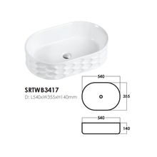 将图片加载到图库查看器，SORENTO Counter Top Designer Basin

