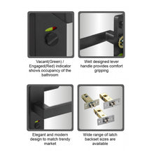 Muatkan imej ke dalam penonton Galeri, NOVOSOM Designer Lever Handle Privacy Indicator Lever Lock NVS-AI108
