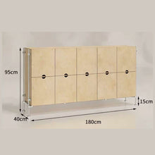 Load image into Gallery viewer, Luca Wood Entryway Storage Cabinet
