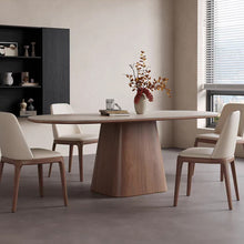 Muatkan imej ke dalam penonton Galeri, Corbett Modern Solid Ash Wood Dining Table
