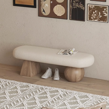 将图片加载到图库查看器，Ortega Homestay Balancing Shape Shoe Bench
