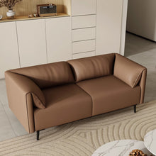 Muatkan imej ke dalam penonton Galeri, Bilal Low Back Rest Lazy Pet Friendly Leather Sofa
