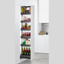 将图片加载到图库查看器，KESSEBOTMER DispensaI 90° Tall Pull-Out Pantry System

