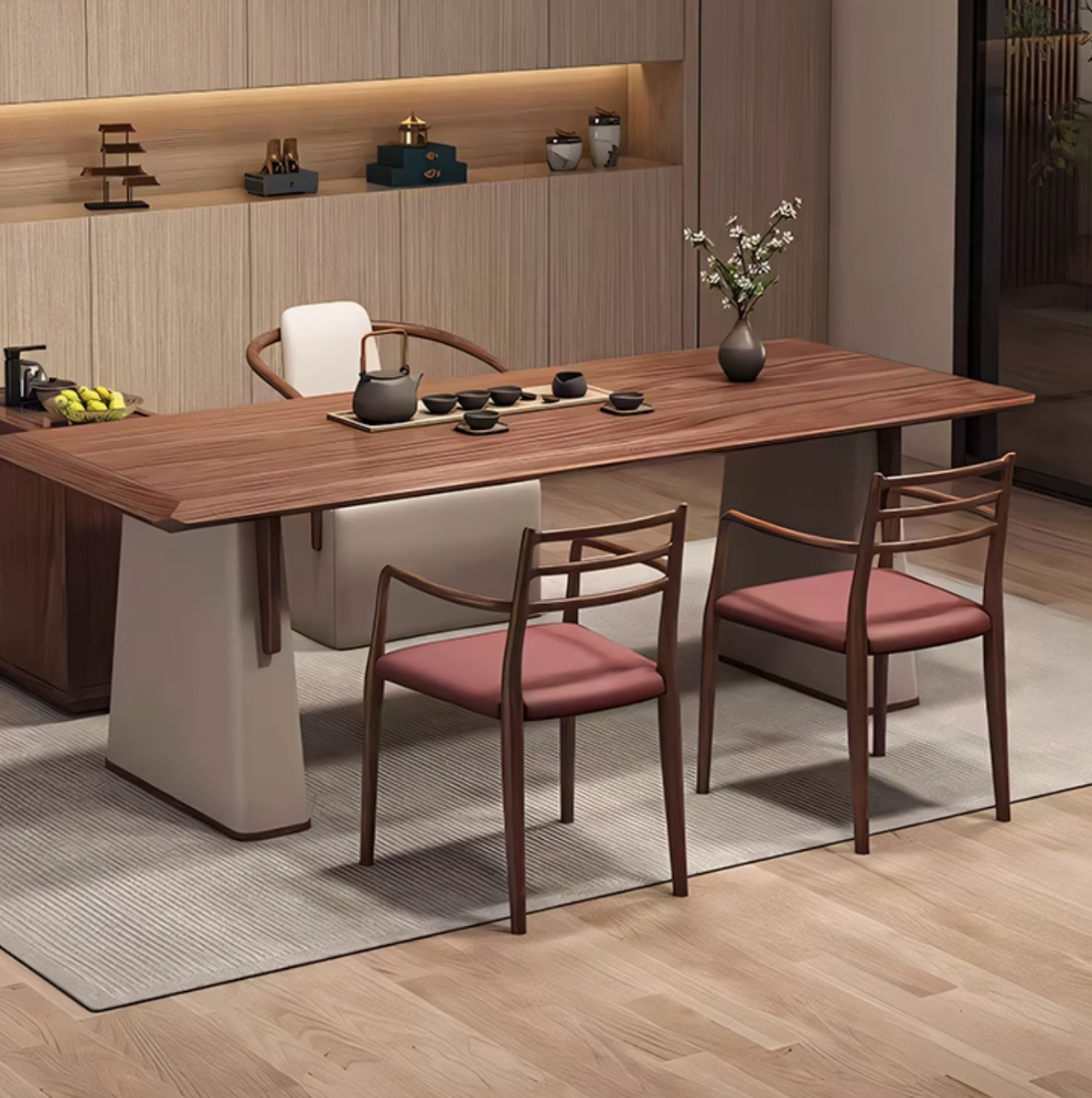 Neo Traditional Tea House Concept Dining Table – Mirai Town Shop