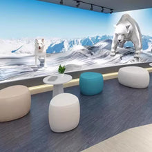 Muatkan imej ke dalam penonton Galeri, Flynn Colourful Lounge Pebble Stool
