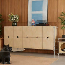Load image into Gallery viewer, Luca Wood Entryway Storage Cabinet
