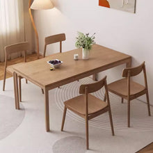 将图片加载到图库查看器，Ines Pure Solid Wood Dining Table 1.2m to 1.8m
