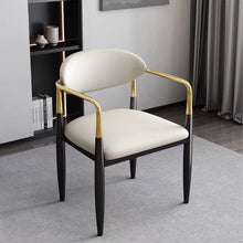 Load image into Gallery viewer, Marylou Sleek Arm PU LeatherDining Chair
