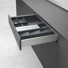 将图片加载到图库查看器，HETTICH OrgaTray 270, Beech, Abthracite Lacquered
