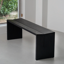 将图片加载到图库查看器，Brock Uneven V Seat Solid Wood Bench
