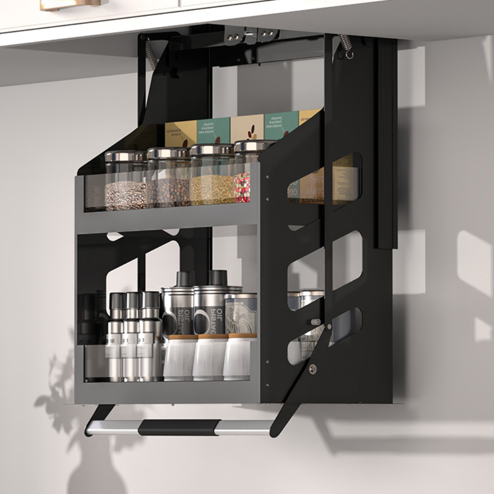 MIRAI Adjustable Kitchen Cabinet Pull-Down Shelf