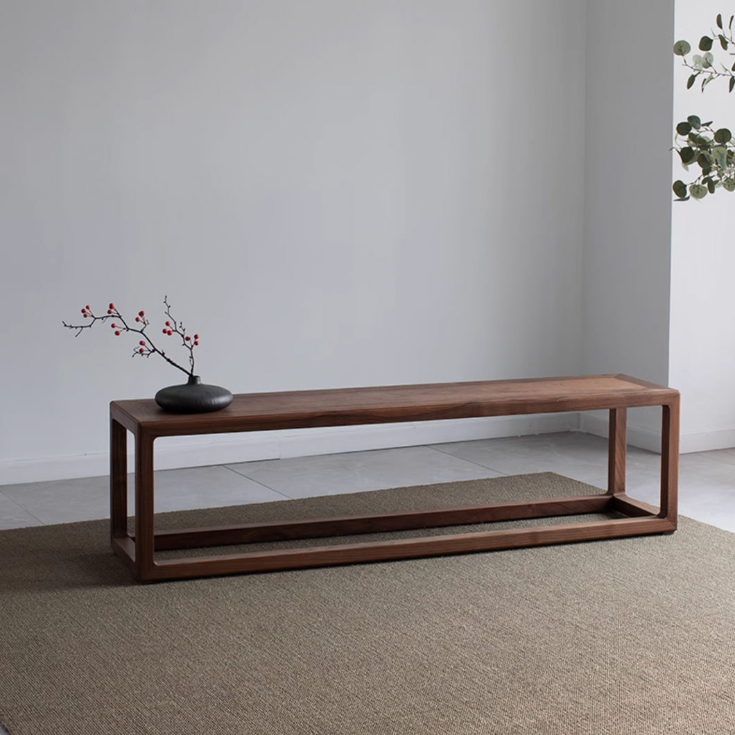 Welch Northern Elm Solid Wood Long Bench