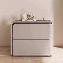 Load image into Gallery viewer, Rangel Side Curve Wood Bedside Table
