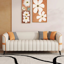 Muatkan imej ke dalam penonton Galeri, Cohen Pet Friendly PU Leather Caterpillar Seat Sofa
