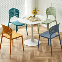 Muatkan imej ke dalam penonton Galeri, Shaffer Cutout Back Stackable Party Dining Chair
