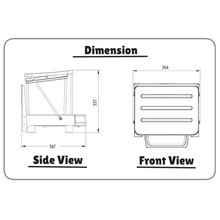Load image into Gallery viewer, MIRAI Flat Open Waste Bin (With Door)
