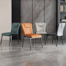 Muatkan imej ke dalam penonton Galeri, Nelson Designer PU Leather Dining Chair
