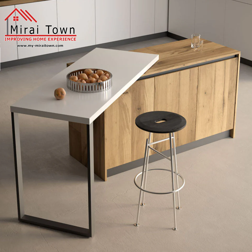 Rotable Tooling Table MIRAI Twin Leg Rotable Bar Table – Mirai Town PLT
