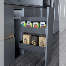 Load image into Gallery viewer, MIRAI Side Mounted Pull Out Basket With Undermount Soft Closing - Dark Grey
