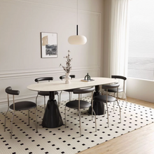 Load image into Gallery viewer, Yates Retro Style Rounded Rectangle Dining Table
