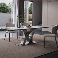 Muatkan imej ke dalam penonton Galeri, Howell Exquisite Italian Lluxury Modern Sintered Stone Dining Table

