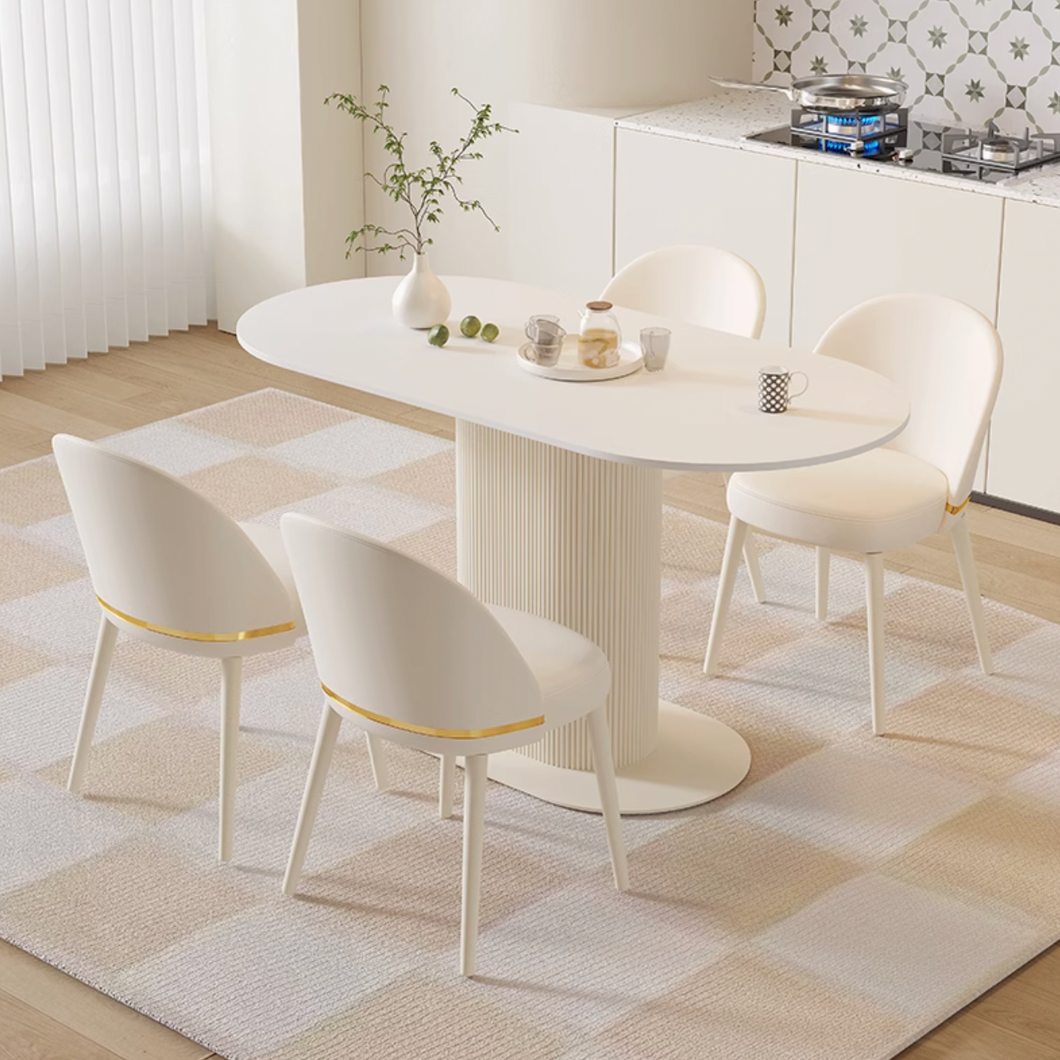 Pearce Cream Space Saving Small Dining Table