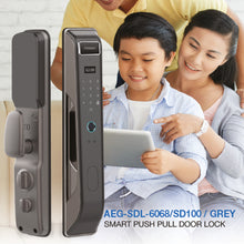 Muatkan imej ke dalam penonton Galeri, AEGLOG Smart Push Pull Door Lock AEG-SDL-6068/SD100
