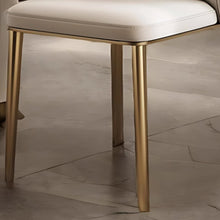 Load image into Gallery viewer, Lorraine Gold Frame Design PU Leather Dining Chair
