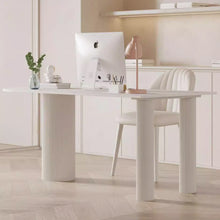 Muatkan imej ke dalam penonton Galeri, Jonas Slate Cream Designer Study Work Desk
