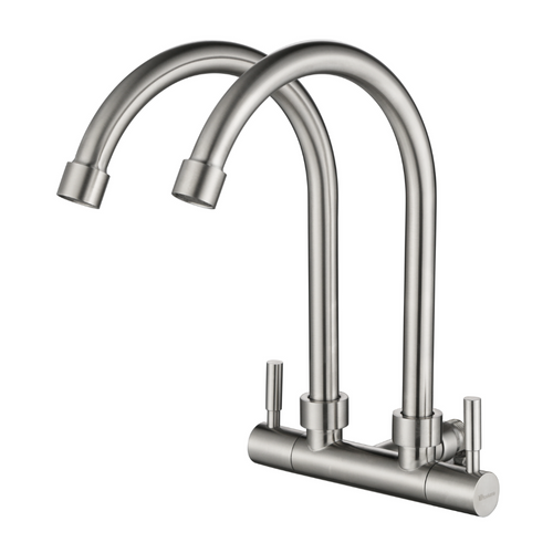 LEVANZO Double Kitchen Basin Wall Tap 7726