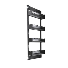 将图片加载到图库查看器，MIRAI 4 Tier Side Mounted Tall Aluminium Larder With Soft Closing
