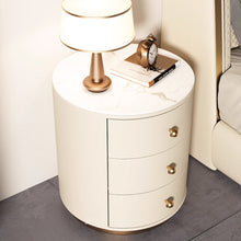 将图片加载到图库查看器，Tamsin 3 Drawers Rounded Bedside Table
