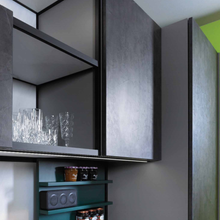 Muatkan imej ke dalam penonton Galeri, HETTICH Sliding Door System SlideLine M / Overlay door position

