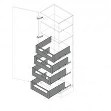 Muatkan imej ke dalam penonton Galeri, BLUM Space Tower [MERIVOBOX I6 Full Set] - Tip-On
