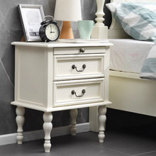 Load image into Gallery viewer, Webster Solid Wood European Bedside Table
