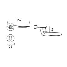 Load image into Gallery viewer, ARMOR Signature Lever Handle Lock ALM-Z7070/S60/6085
