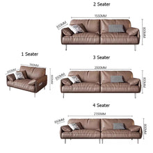 将图片加载到图库查看器，Jamin Office Style Modern Leather Sofa
