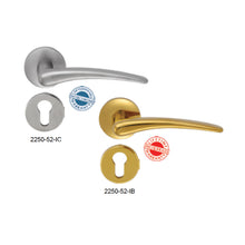 Muatkan imej ke dalam penonton Galeri, FRASCIO Solid Brass Lever Handle On Rose - Halley 2250-52
