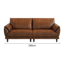 Muatkan imej ke dalam penonton Galeri, Floyd Retro Oil Wax Leather Sofa
