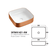 Muatkan imej ke dalam penonton Galeri, SORENTO Ultra Thin Edge Color Basin
