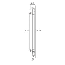 Load image into Gallery viewer, ES'TECH Brass / Wooden Pull Handle 2622B
