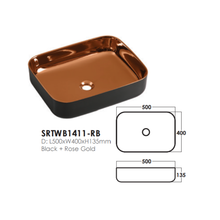 Muatkan imej ke dalam penonton Galeri, SORENTO Ultra Thin Edge Color Basin
