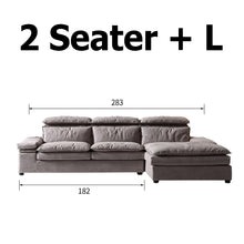 Load image into Gallery viewer, Adala Latex Seat High Tech Fabric Wide Sofa
