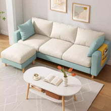 Muatkan imej ke dalam penonton Galeri, Joyce Pet Friendly Fabric Latex Seat Sofa With Pillows
